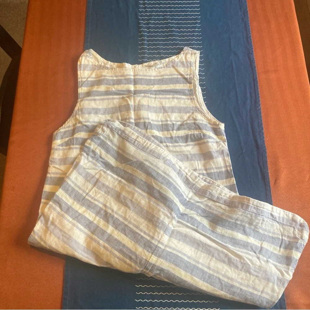 Beachlunchlounge Blue and White Striped Dress - Picture 3 of 3